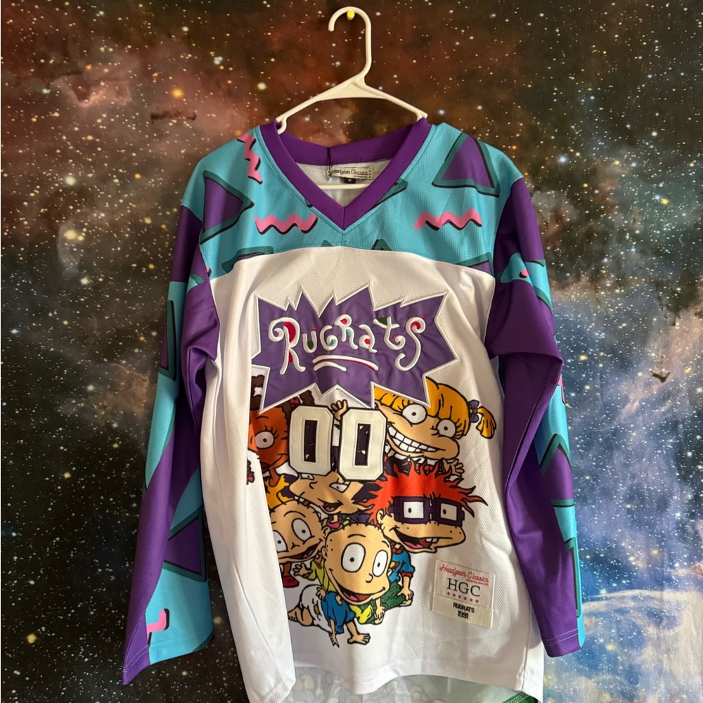 Nostalgia Purple and White Rugrats Jersey